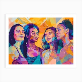 Four Women 3 Art Print