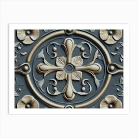 Decorative Metal Wall Art Art Print