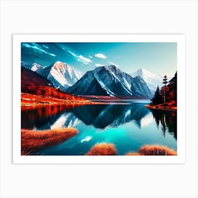 Mountain Lake 36 Art Print