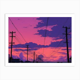 Sunset 7 Art Print