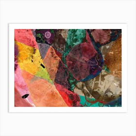 Abstraction Color Palette Art Print