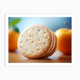 Crackers And Oranges Art Print