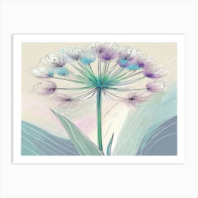 Allium 32 Art Print