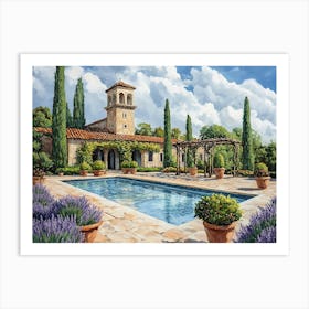 Spanish Winery 17 Art Print