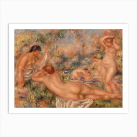 Bathers, Pierre Auguste Renoir Art Print