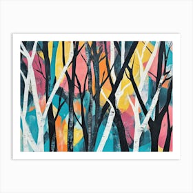 Birch Trees 2 Art Print