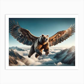 Bear Eagle Art Print