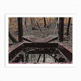 Abandoned Swing Art Print