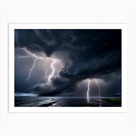 Lightning Storm Art Print