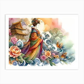 Chinese Lady 1 Art Print