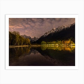 Night In The Mountains Art Print