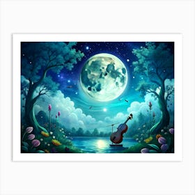 Moonlight Symphony 6 Art Print