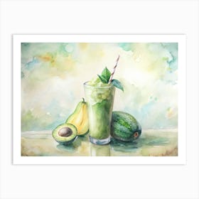 Avocado Smoothie Vietnam (1) Art Print