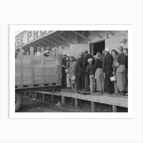 High School Boys And Girls Get In Trucks To Go To Pea Fields, Nampa, Idaho By Russell Lee Art Print