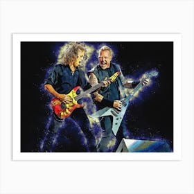 Spirit Of James Hetfield & Kirk Hammett Art Print