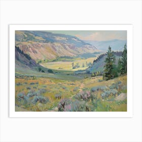 Western Landscapes Montana 2 Art Print