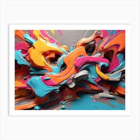 Abstract Painting 9 Art Print