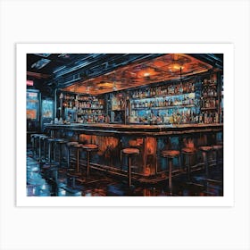 Bar Bar Art Print