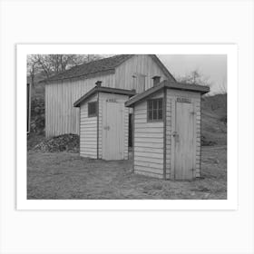 Privies On Road To Skyline Drive, Virginia By Russell Lee Art Print