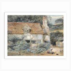 Cottage In The Country By Edward Henry Art Print