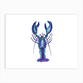 Blue Lobster Art Print