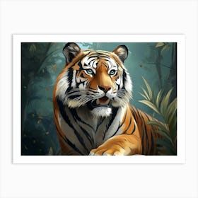 Fantasy Of a Wild Animal Tiger Art Print