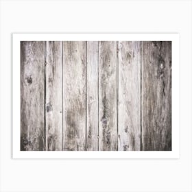 Old Wood Planks Art Print