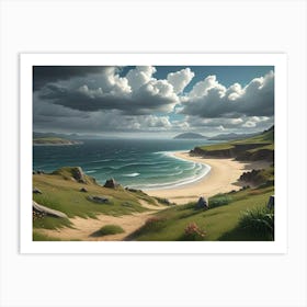 Irish Coast Art Print