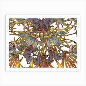 Baroque Floral Art Print