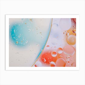 Water Drop Painting Art Print