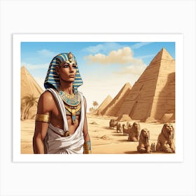 Egyptian King Art Print