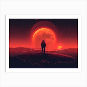 Red Planet 3 Art Print