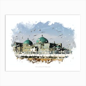 Shrine Of Hazrat Ali, Afghanistan Art Print