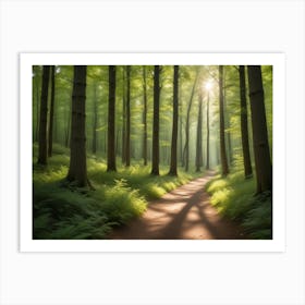 Path Through The Forest 2 Art Print