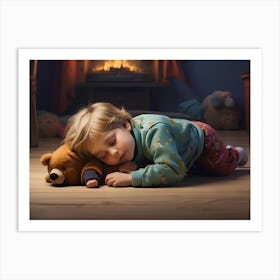 Babi's sleep Art Print