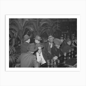 The Bar At Palm Tavern, Restaurant On 47th Street, Chicago, Illinois By Russell Lee Art Print