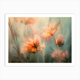 Floral Fusion No 1 Art Print