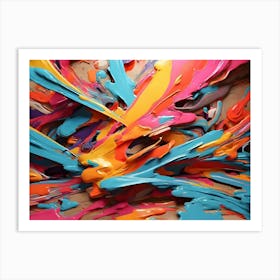 Splatters Art Print