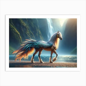 Feathered Steed Fatasy Art Print