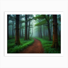 Realm Of Enchanted Forests Art Print