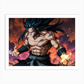 Gajeel Fairy Tail 1 Art Print