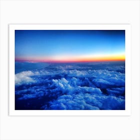 Over the clouds 1 Art Print