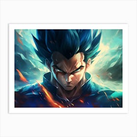 Dragon Ball Z Wallpaper 1 Art Print