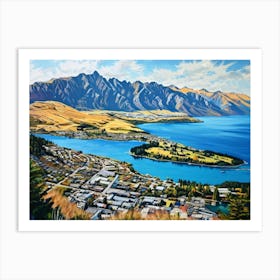 Queenstown art 1 Art Print