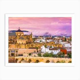 Sunset In Granada Art Print