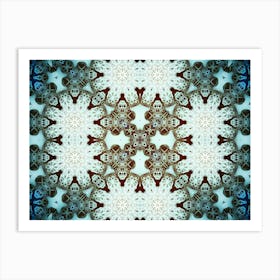 Light Abstraction Pattern Art Print