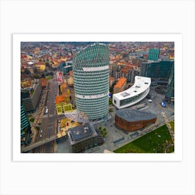 Poster Italia Skyscrapers Art Print