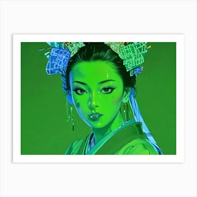 Japan Geisha Visual 24 Art Print