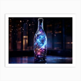 Galaxy In A Bottle Art Print