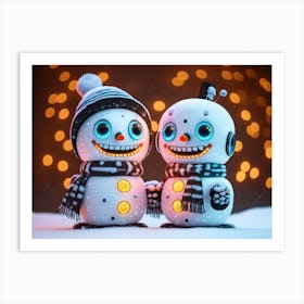 Nanobot Christmas Art Print